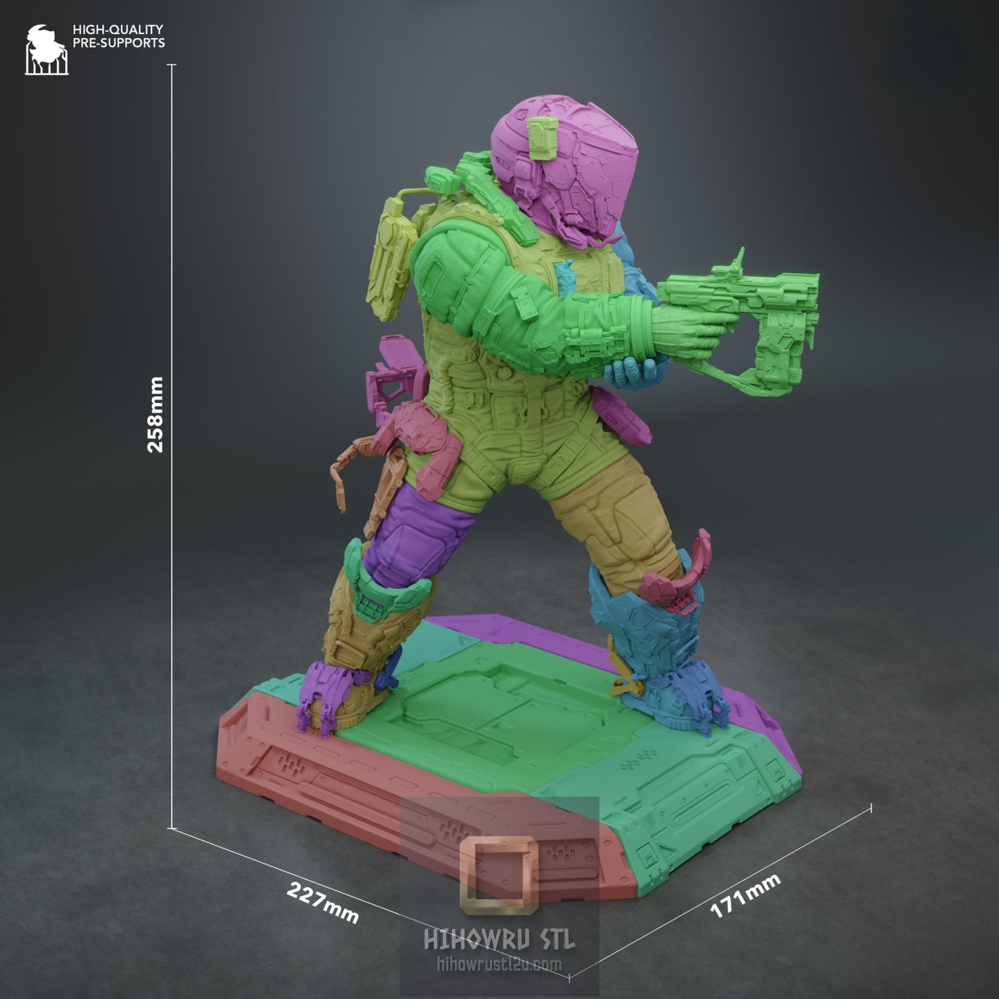 5218 Hugh - Pragmata - STL 3D Print Files