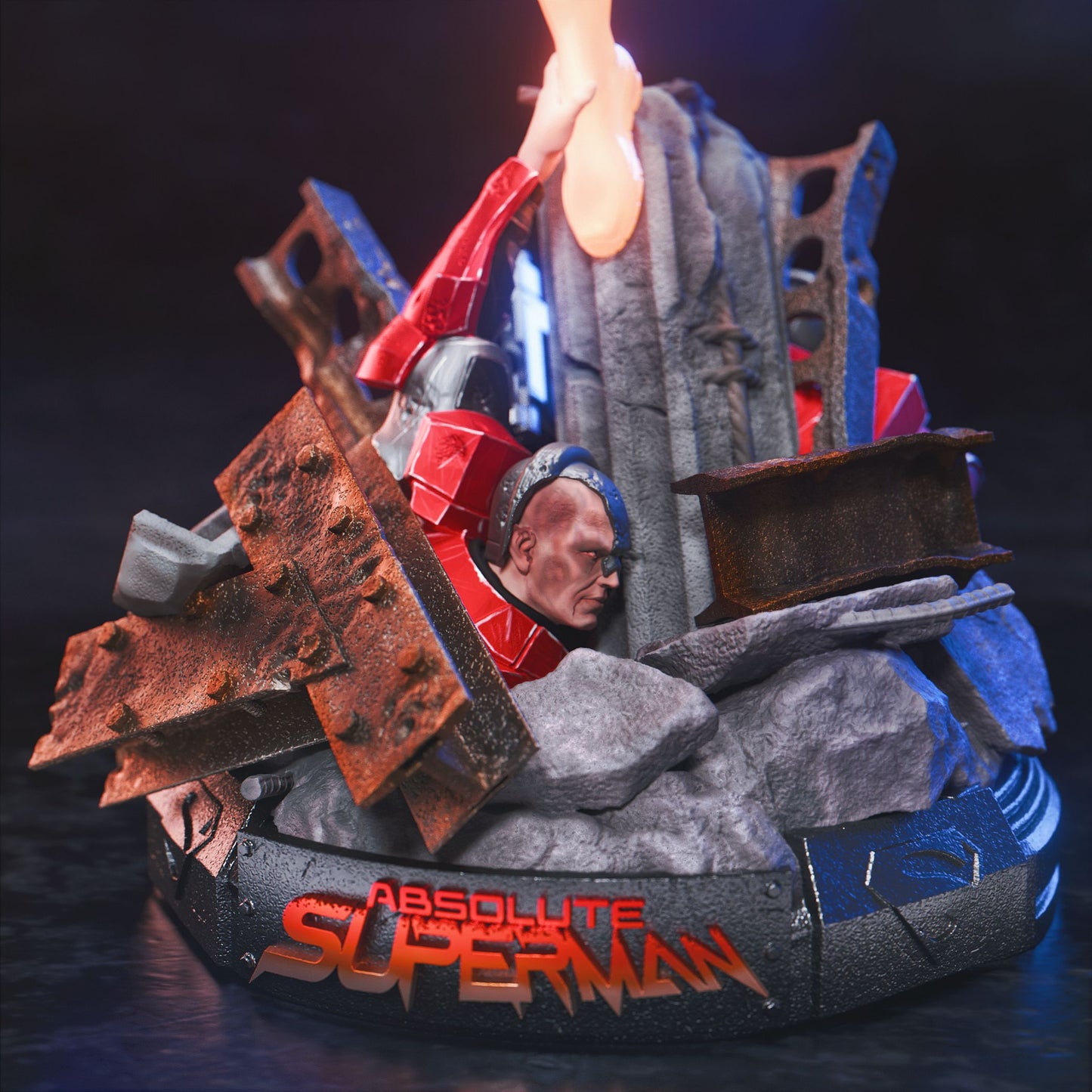 4178 Absolute Superman - DC Comics - STL 3D Print Files