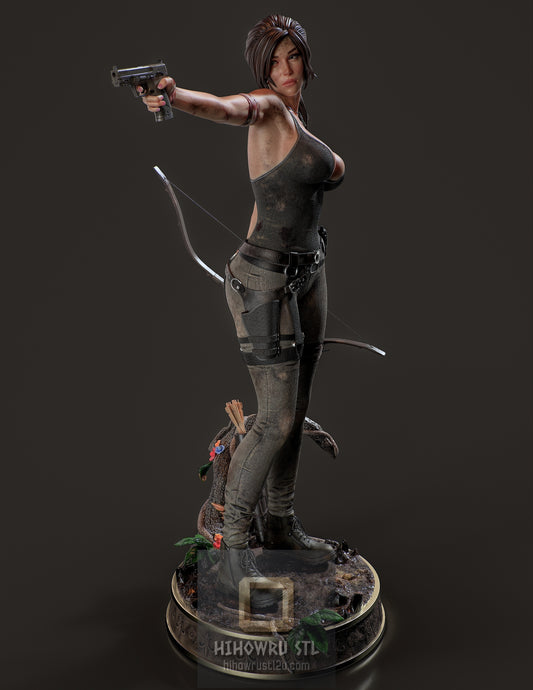 5476 Lara Croft - Tomb Raider - STL 3D Print Files
