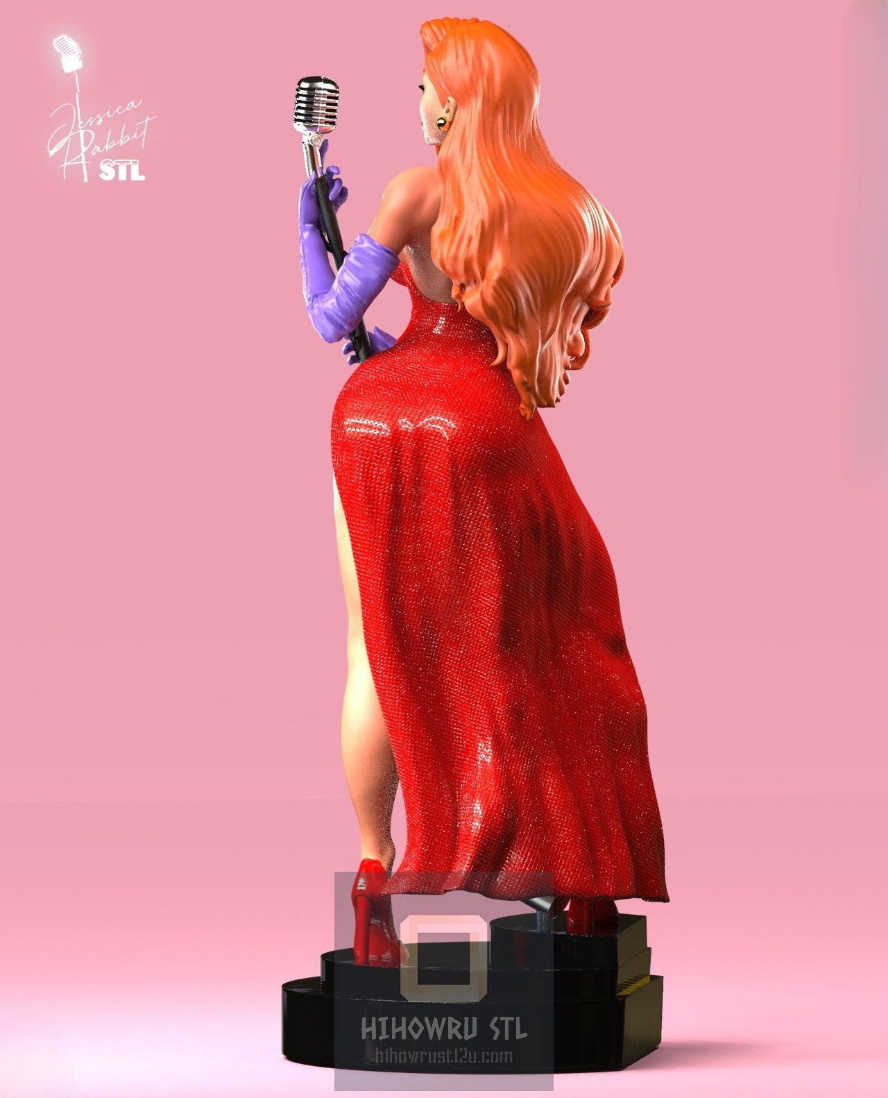4467 Jessica Rabbit - STL 3D Print Files
