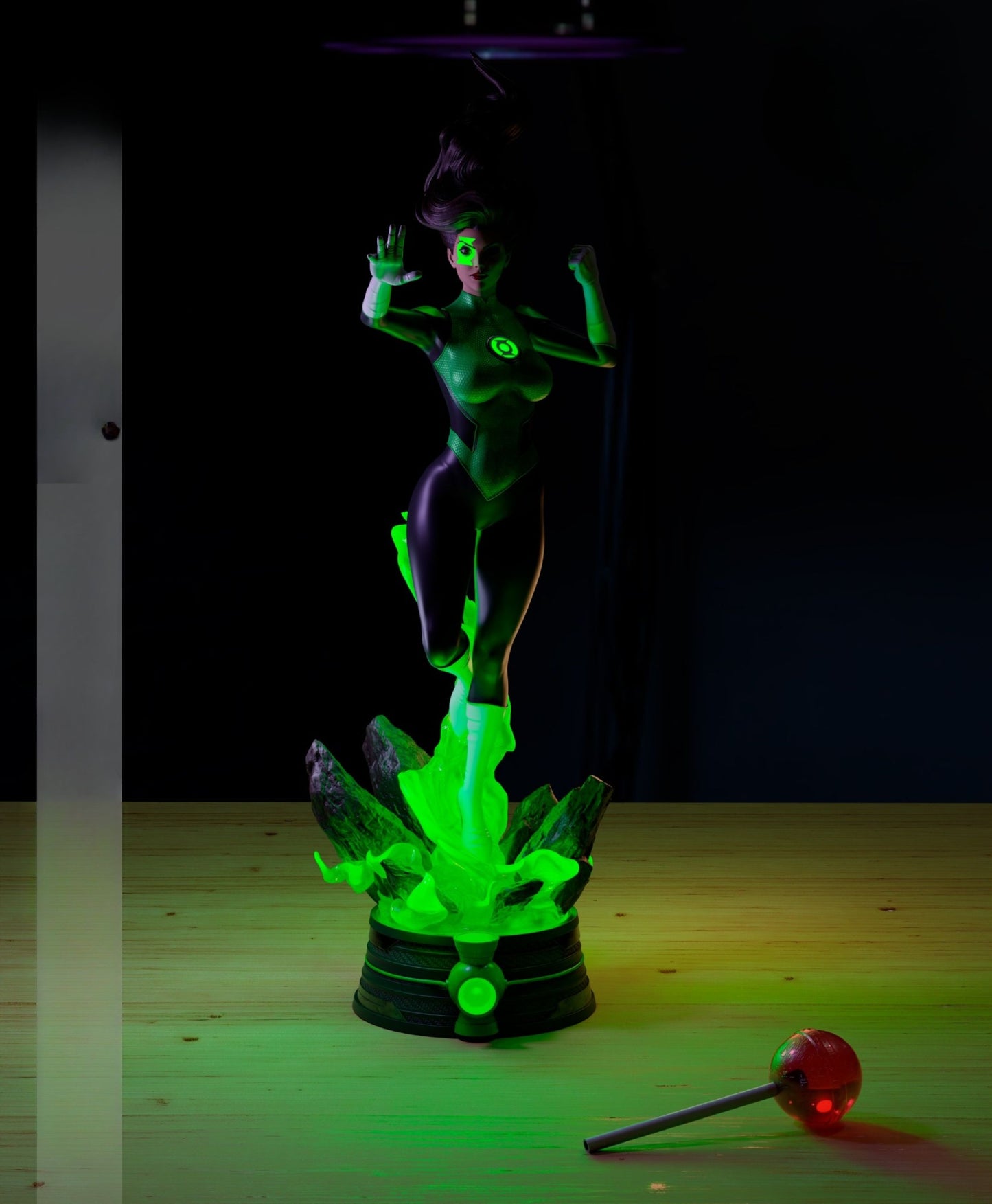 3893 Jessica Cruz - Yellow Lantern - STL 3D Print Files
