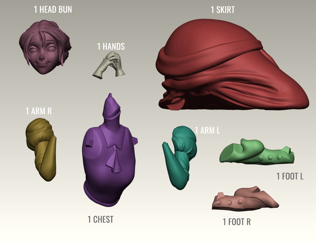 2221 Jane Porter NSFW - Tarzan - STL 3D Print Files