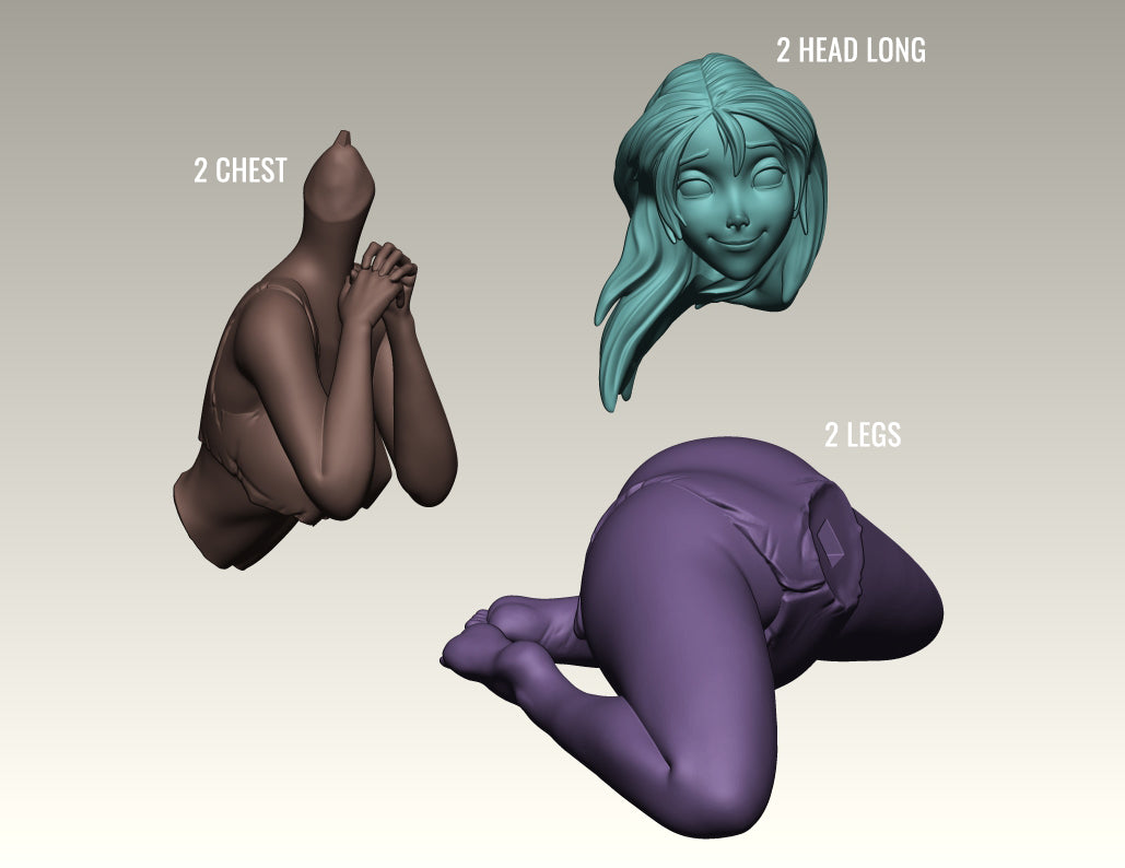 2221 Jane Porter NSFW - Tarzan - STL 3D Print Files