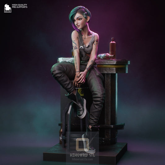 4502 Judy Alvarez - Cyberpunk 2077 - STL 3D Print Files