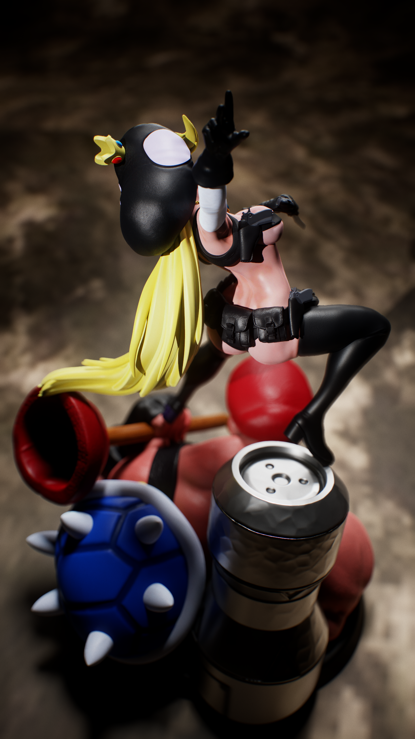 4141 Princes Peach NSFW - Super Mario Bros - STL 3D Print Files