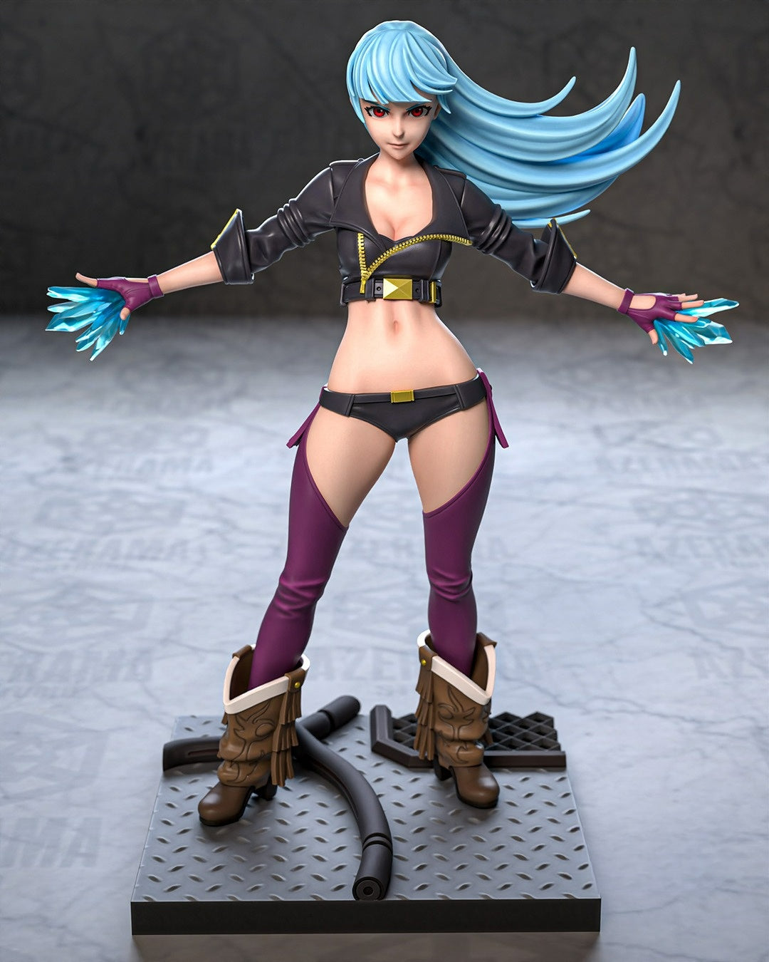 3757 Kula Diamond NSFW - King of Fighters - STL 3D Print Files