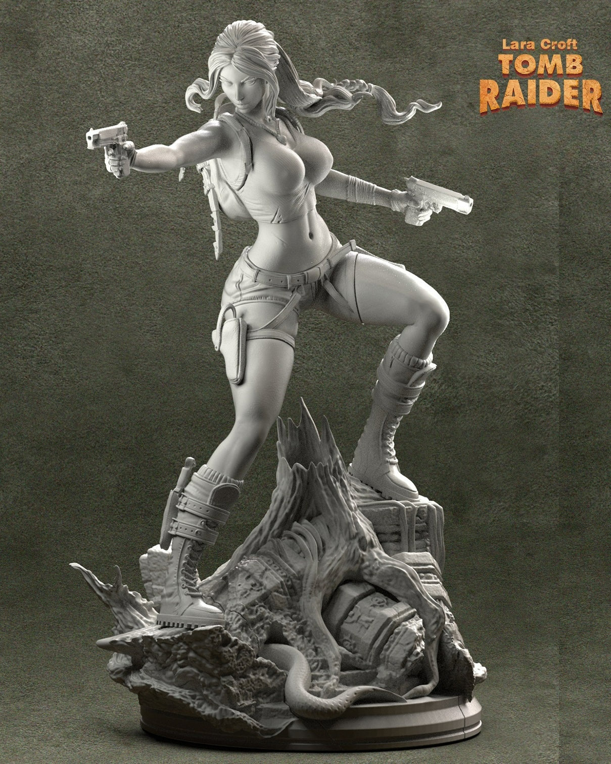 3588 Lara Croft - Tomb Raider - STL 3D Print Files