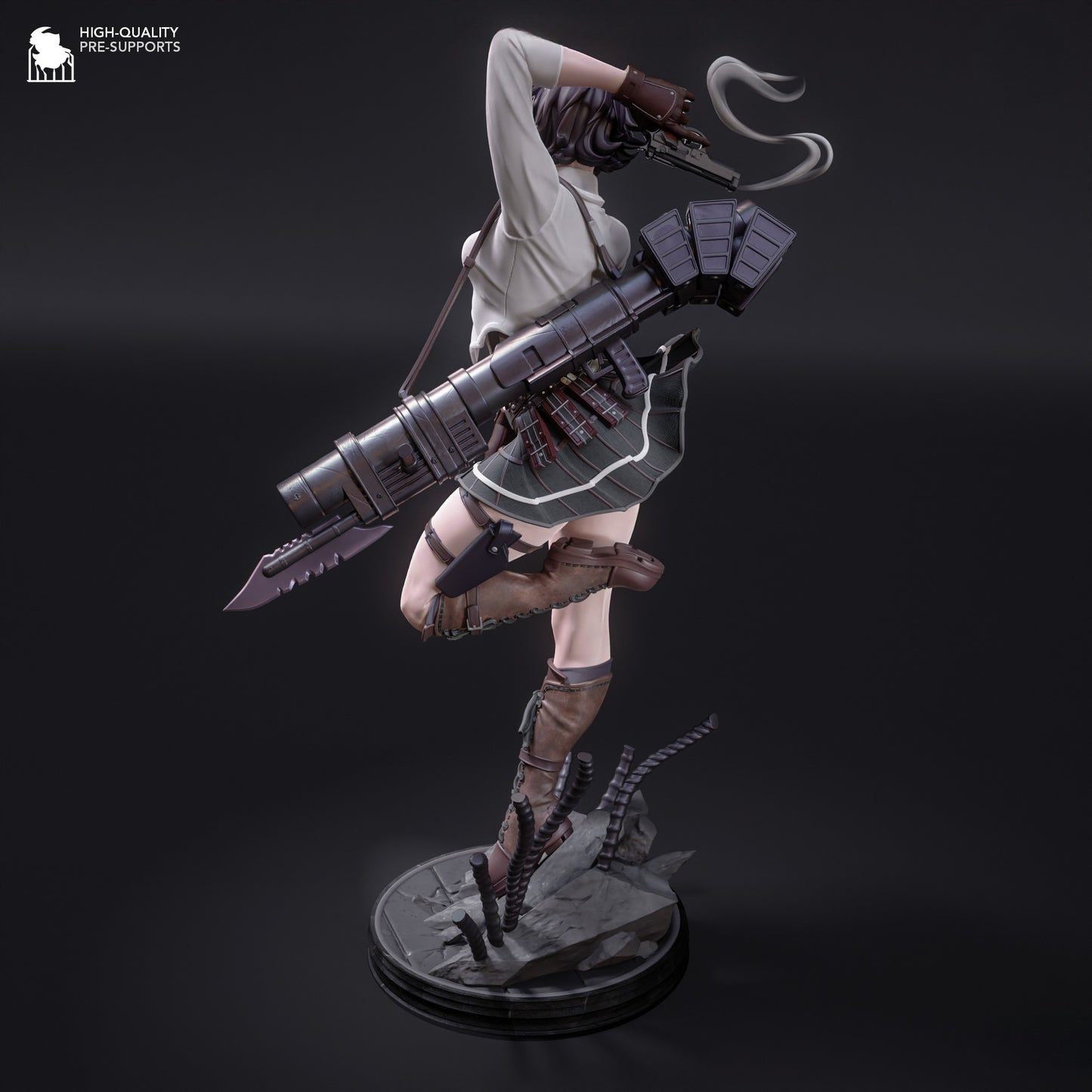 4120 Lady - Devil May Cry - STL 3D Print Files