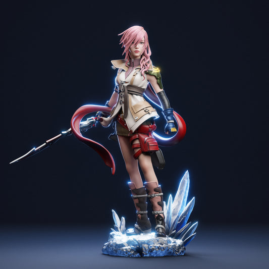 4267 Lightning - Final Fantasy - STL 3D Print Files