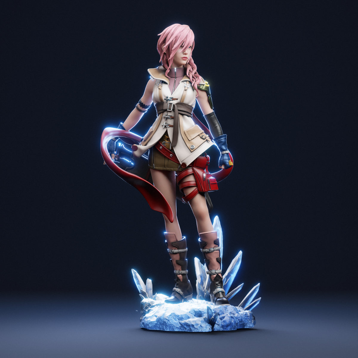 4267 Lightning - Final Fantasy - STL 3D Print Files