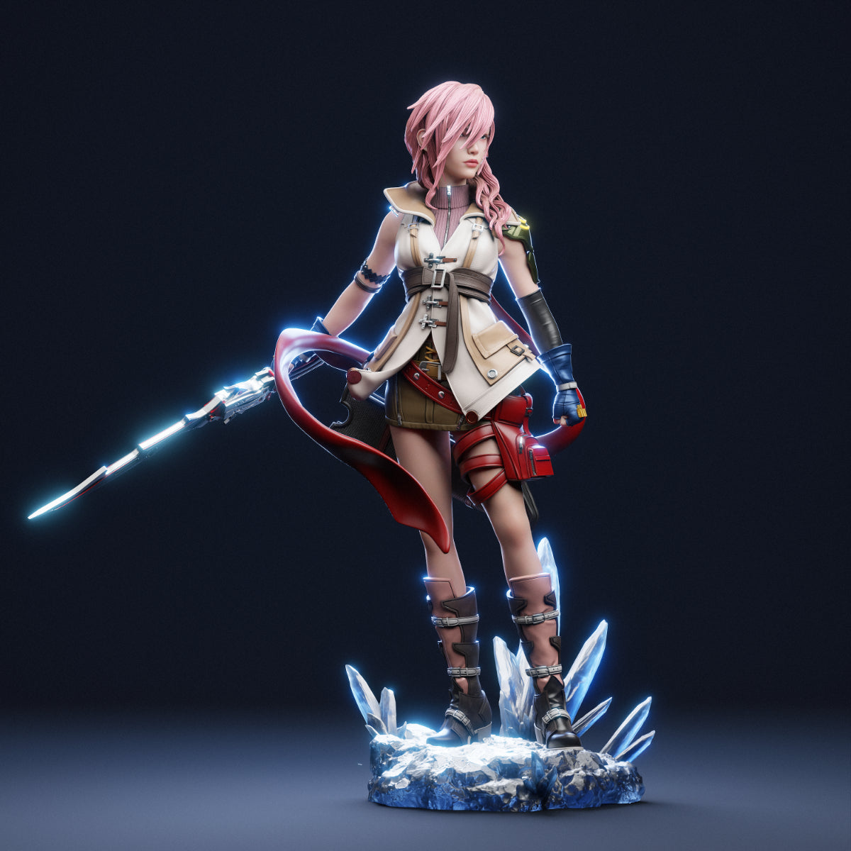 4267 Lightning - Final Fantasy - STL 3D Print Files