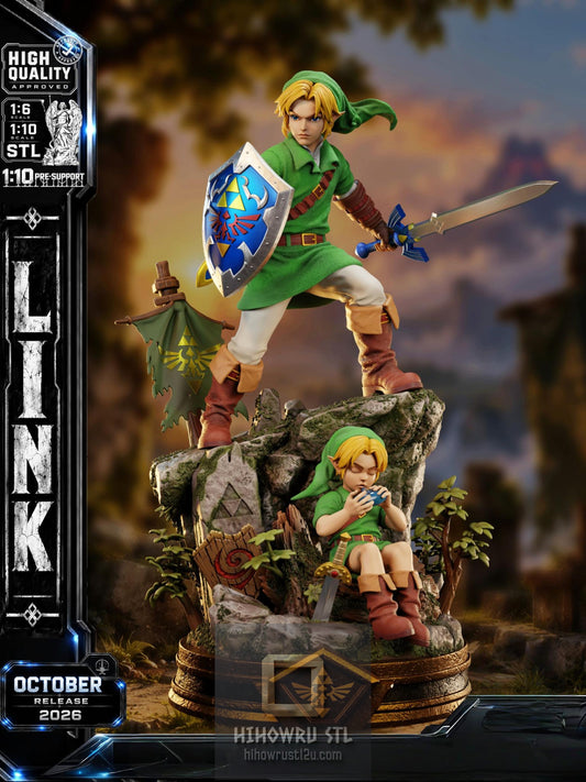 5649 Link - The Legend of Zelda - STL 3D Print Files