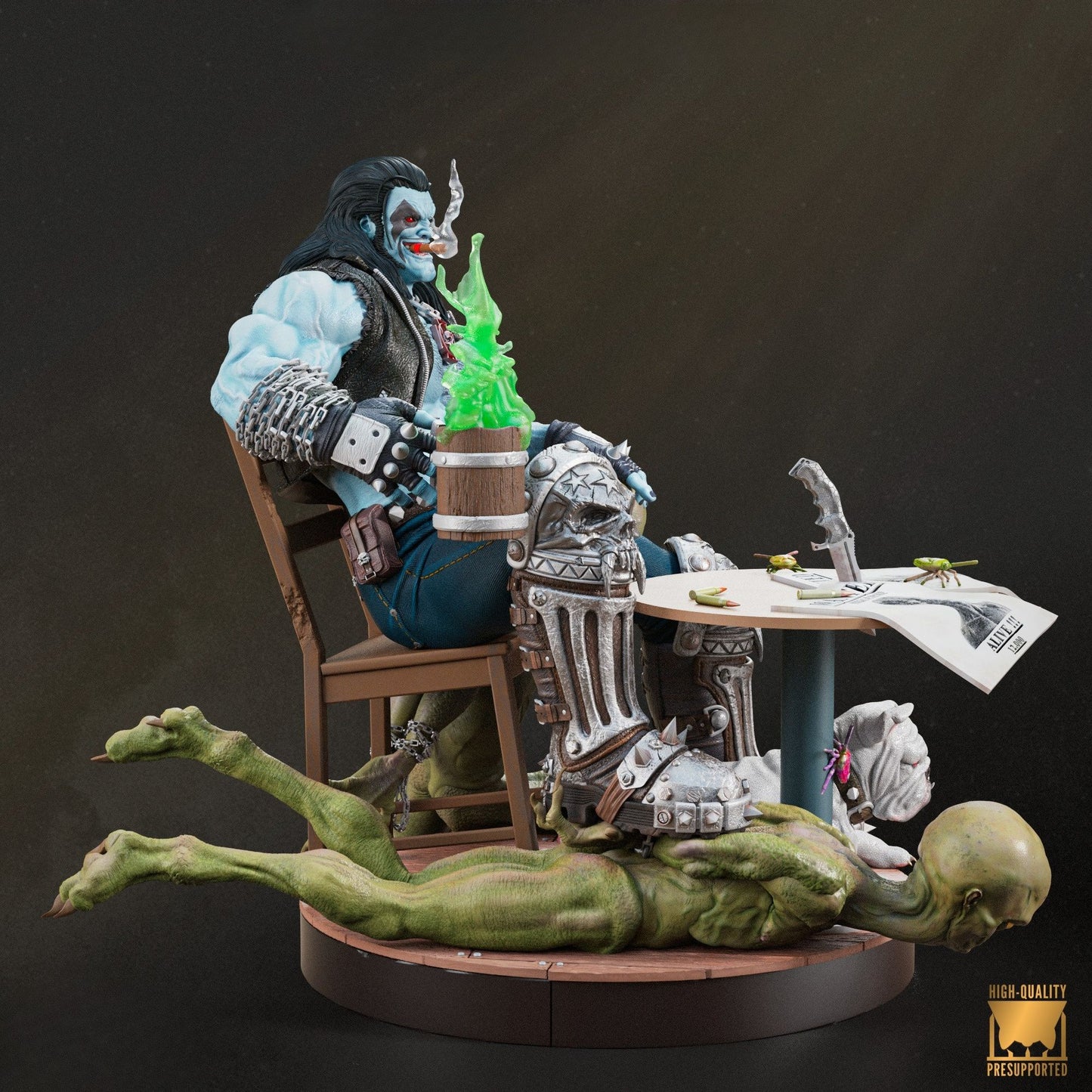 3965 Lobo - DC Comics - STL 3D Print Files