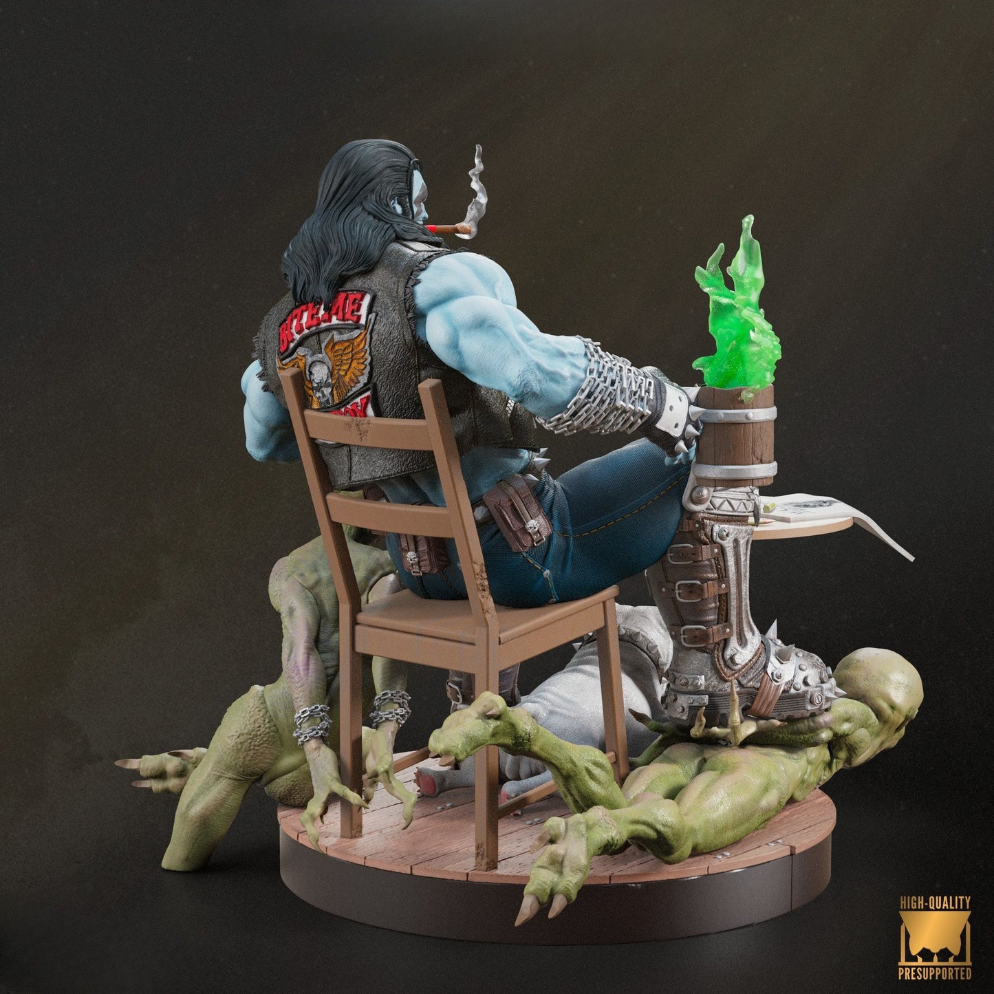3965 Lobo - DC Comics - STL 3D Print Files
