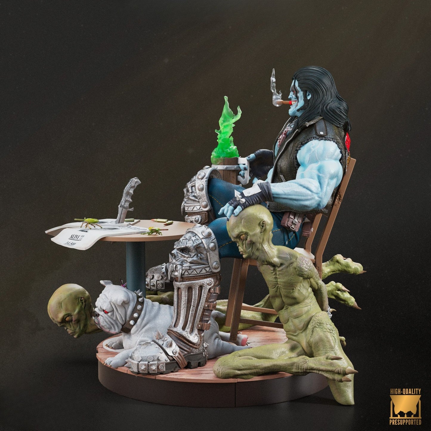 3965 Lobo - DC Comics - STL 3D Print Files