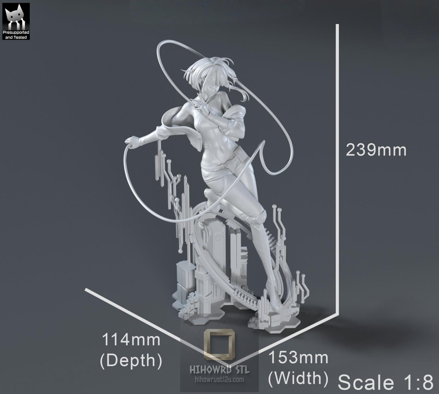 5491 Lucy - Cyberpunk Edgerunners - STL 3D Print Files
