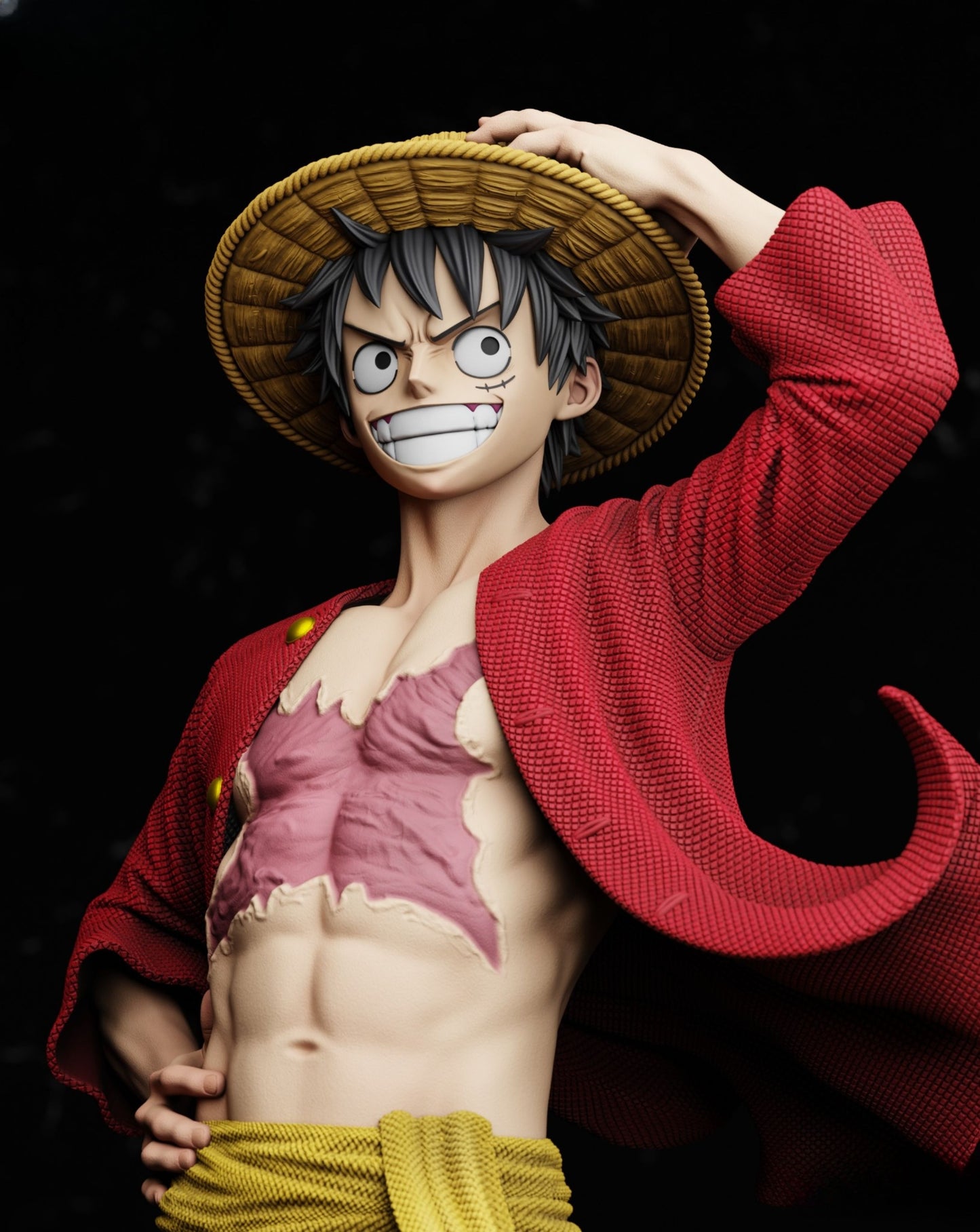 3062 Monkey D. Luffy - One Piece - STL 3D Print Files