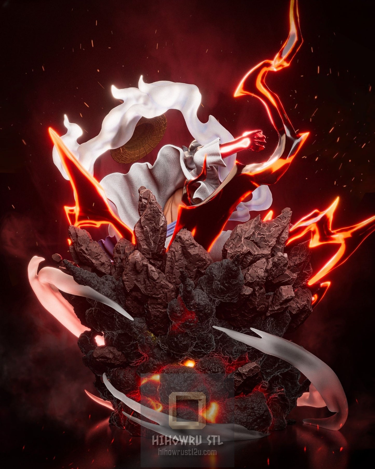 5396 Luffy Gear 5 - One Piece - STL 3D Print Files