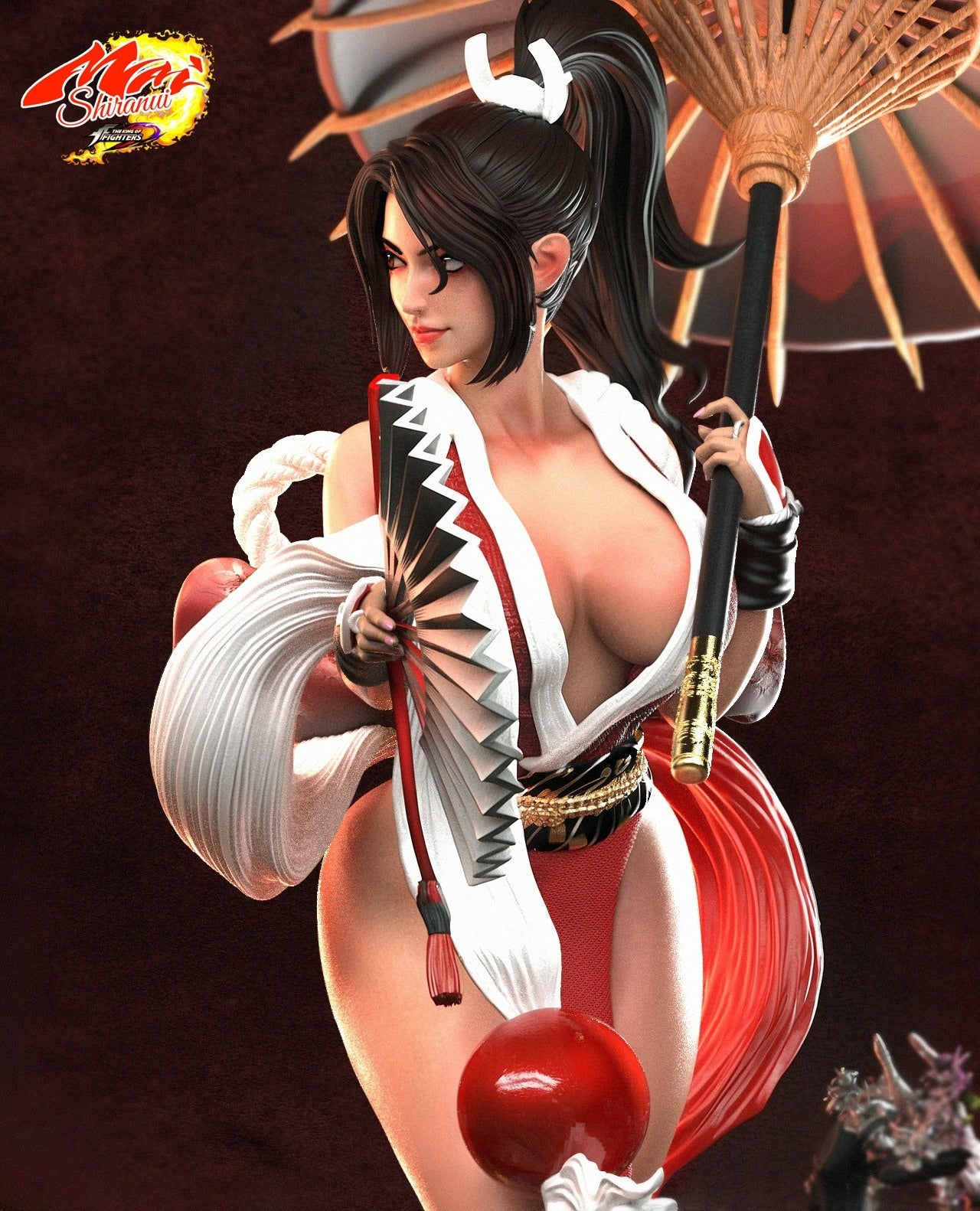 3488 Mai Shiranui - King of Fighters - STL 3D Print Files