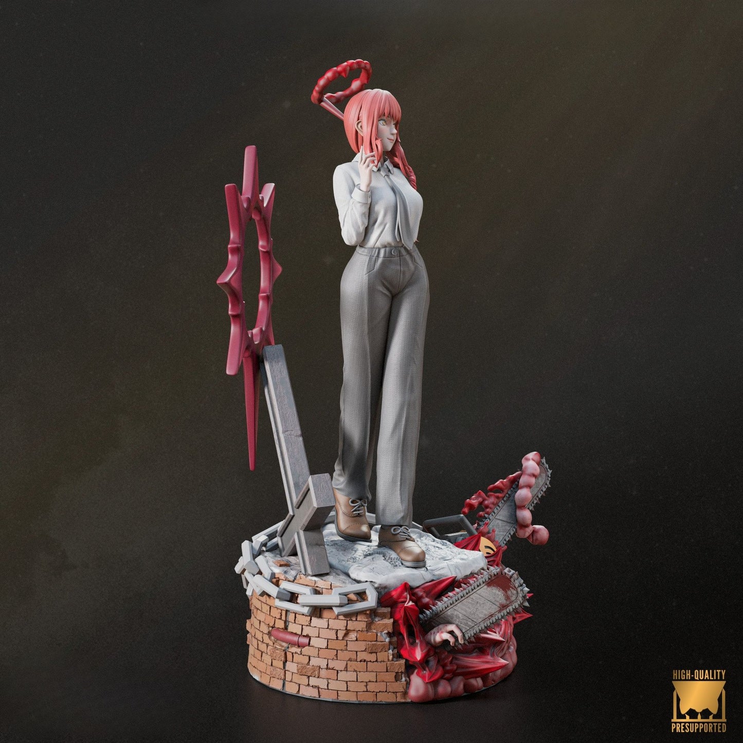3946 Makima - Chainsaw Man - STL 3D Print Files