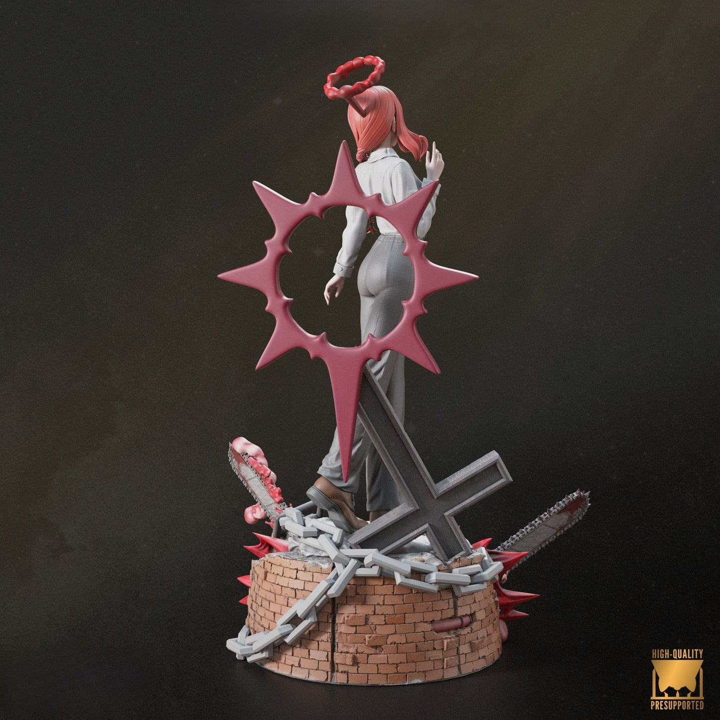 3946 Makima - Chainsaw Man - STL 3D Print Files