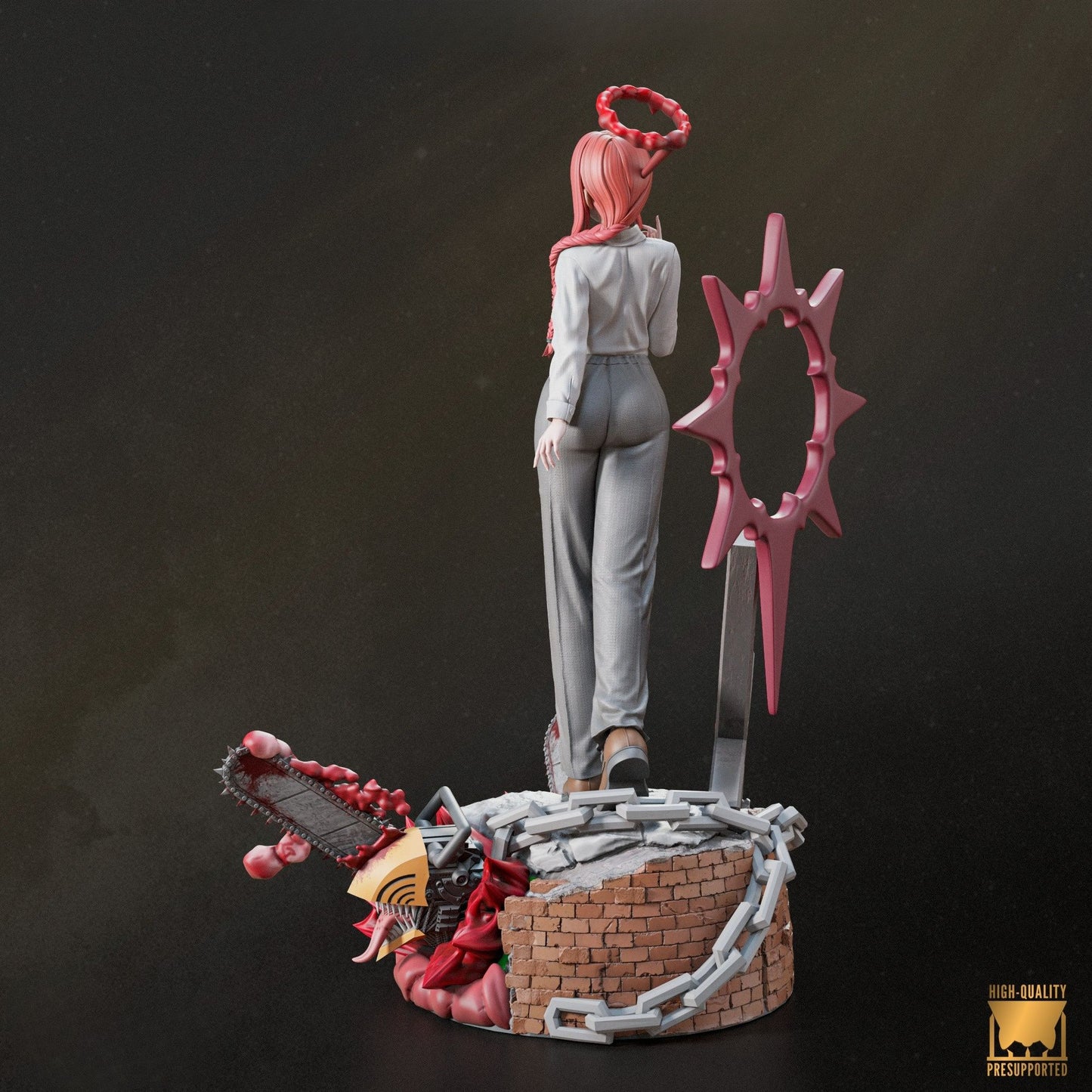 3946 Makima - Chainsaw Man - STL 3D Print Files