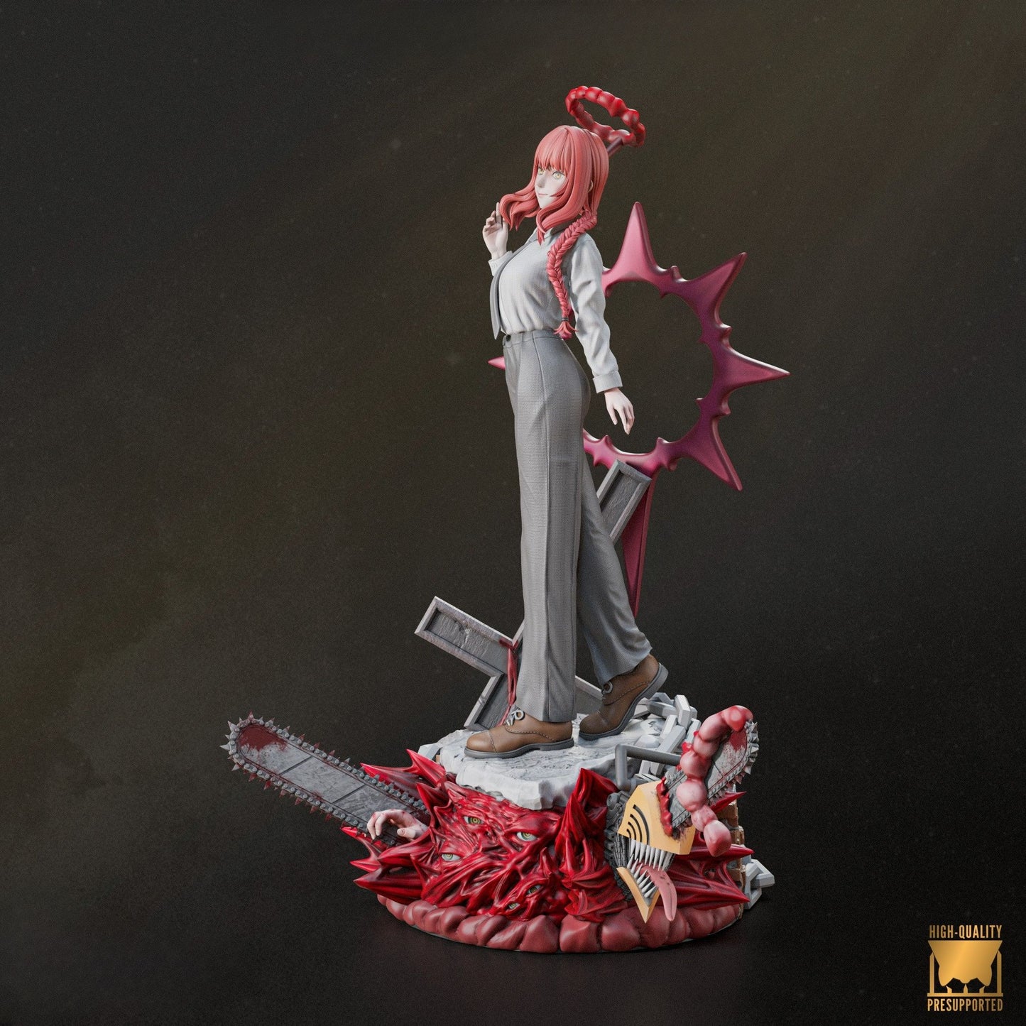 3946 Makima - Chainsaw Man - STL 3D Print Files