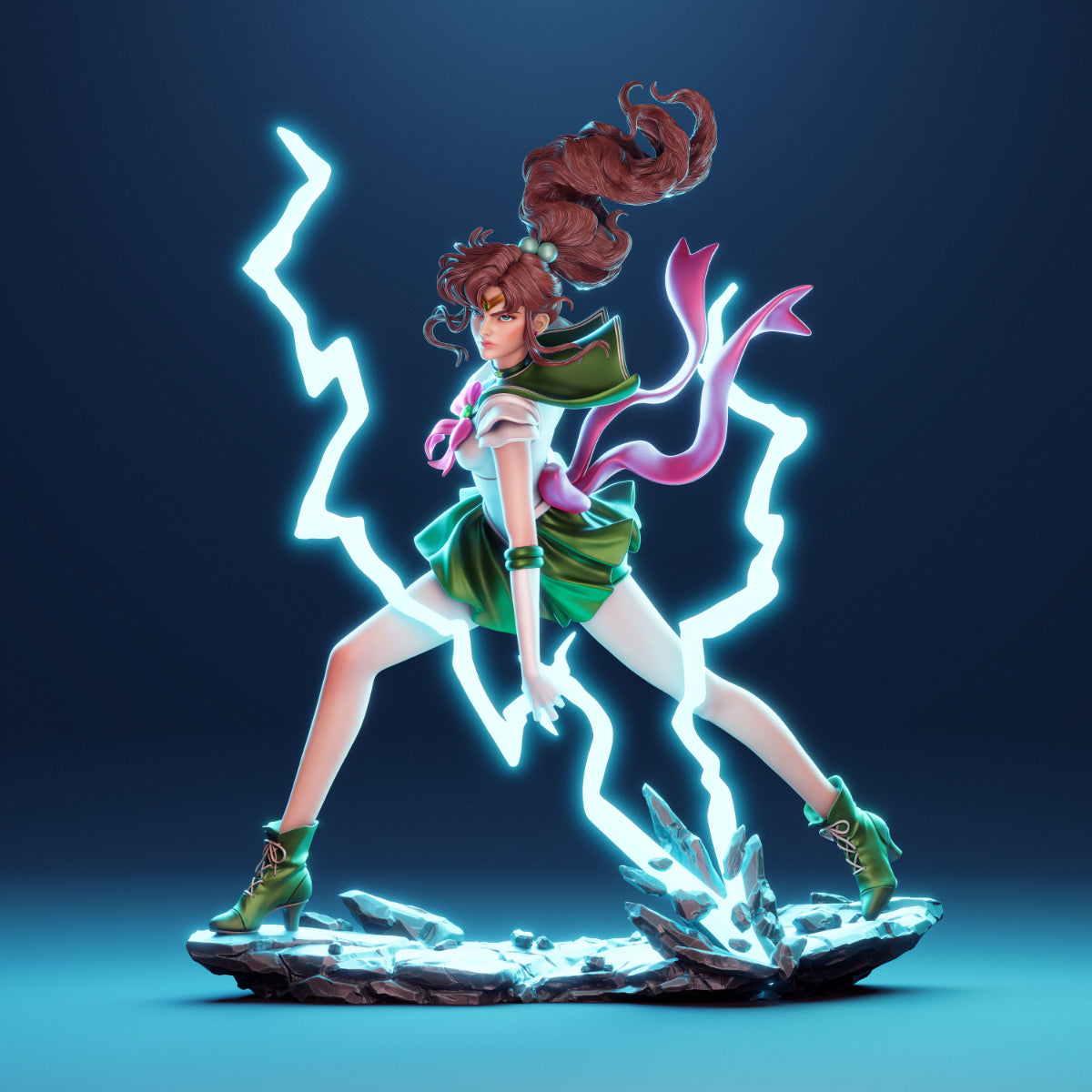 4066 Sailor Jupiter - Sailor Moon - STL 3D Print Files