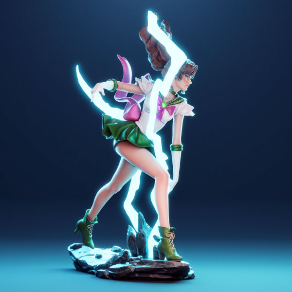 4066 Sailor Jupiter - Sailor Moon - STL 3D Print Files