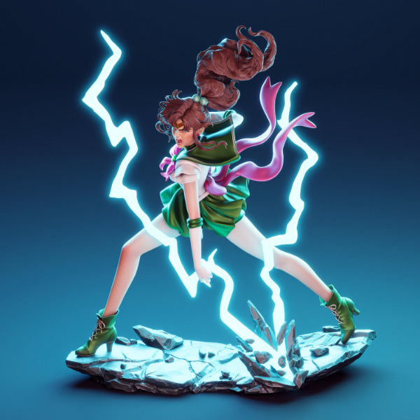 4066 Sailor Jupiter - Sailor Moon - STL 3D Print Files