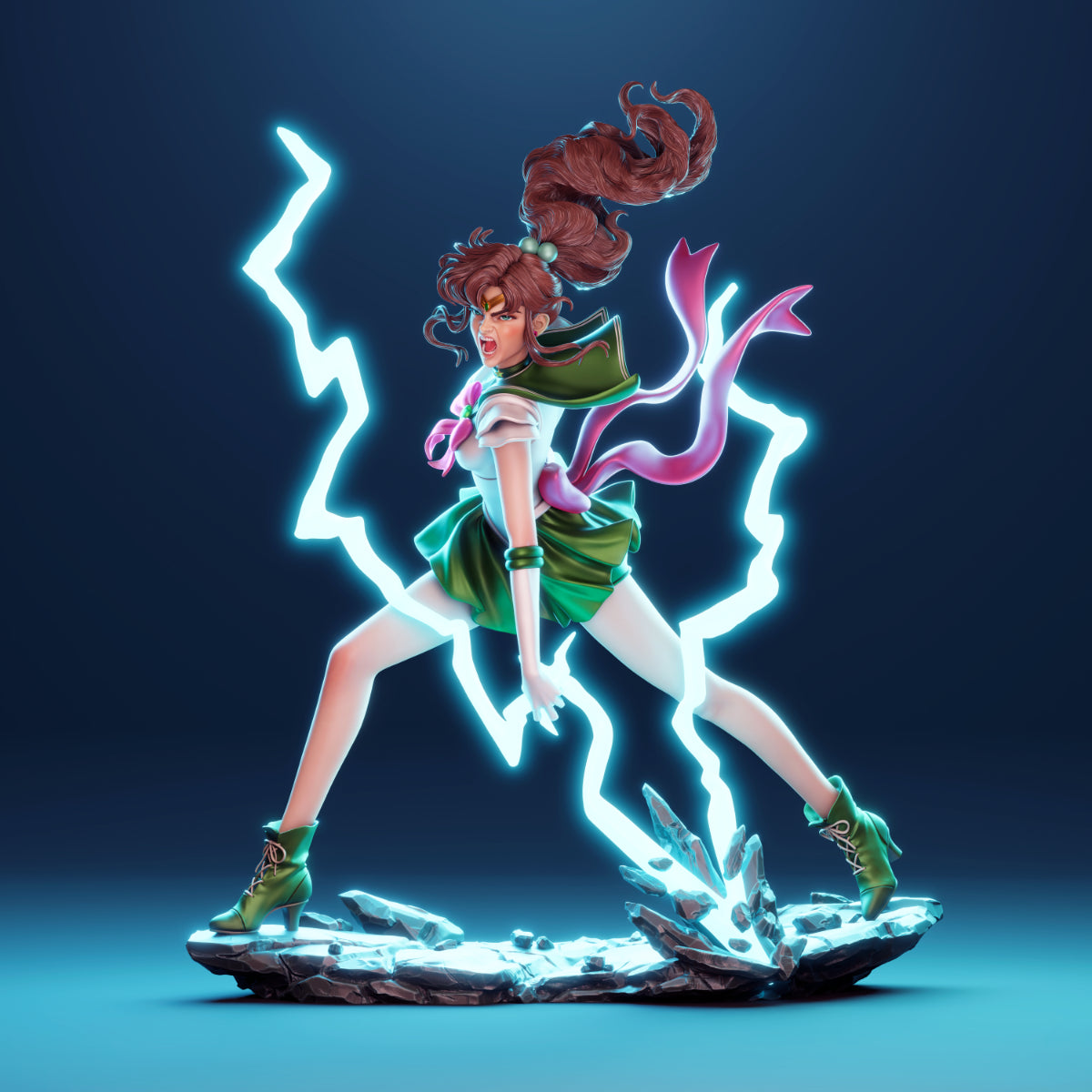 4066 Sailor Jupiter - Sailor Moon - STL 3D Print Files