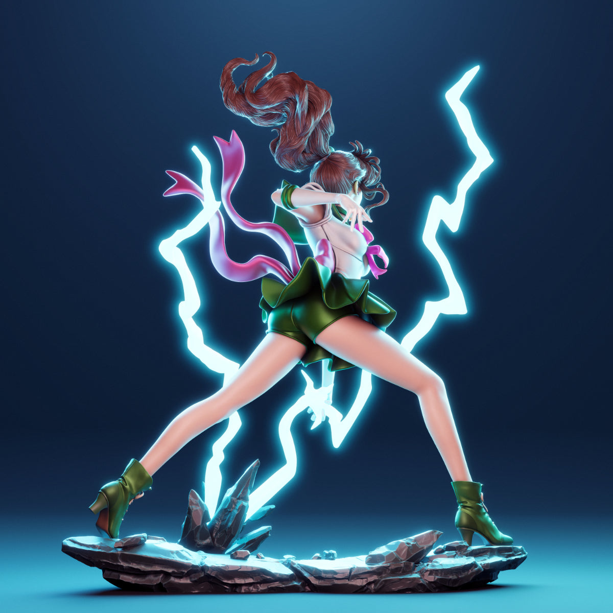 4066 Sailor Jupiter - Sailor Moon - STL 3D Print Files