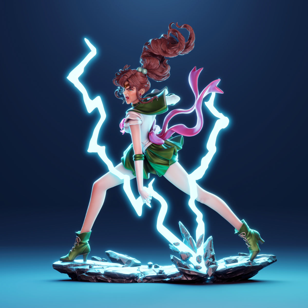 4066 Sailor Jupiter - Sailor Moon - STL 3D Print Files