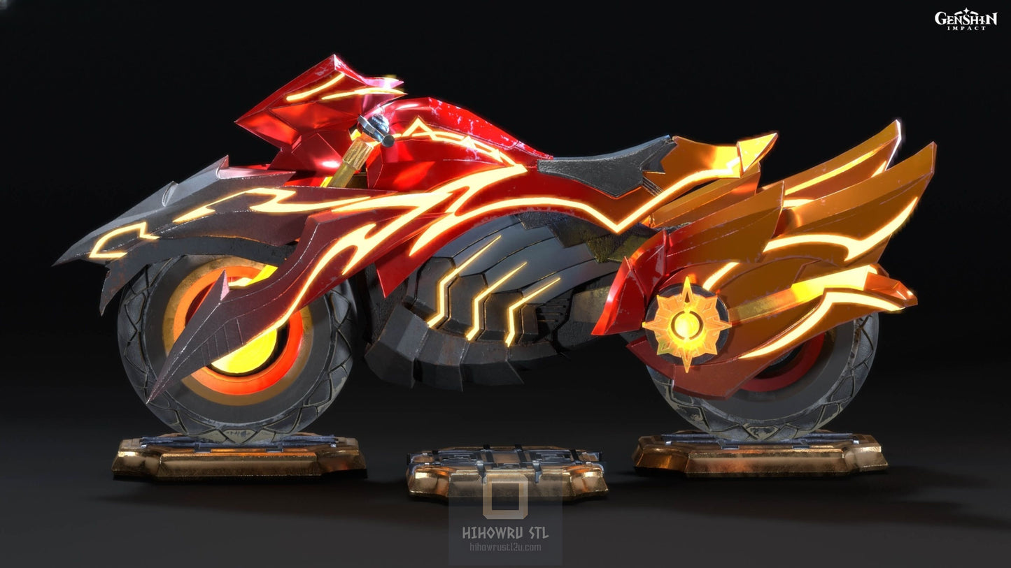 4662 Mavuika - Genshin Impact - STL 3D Print Files