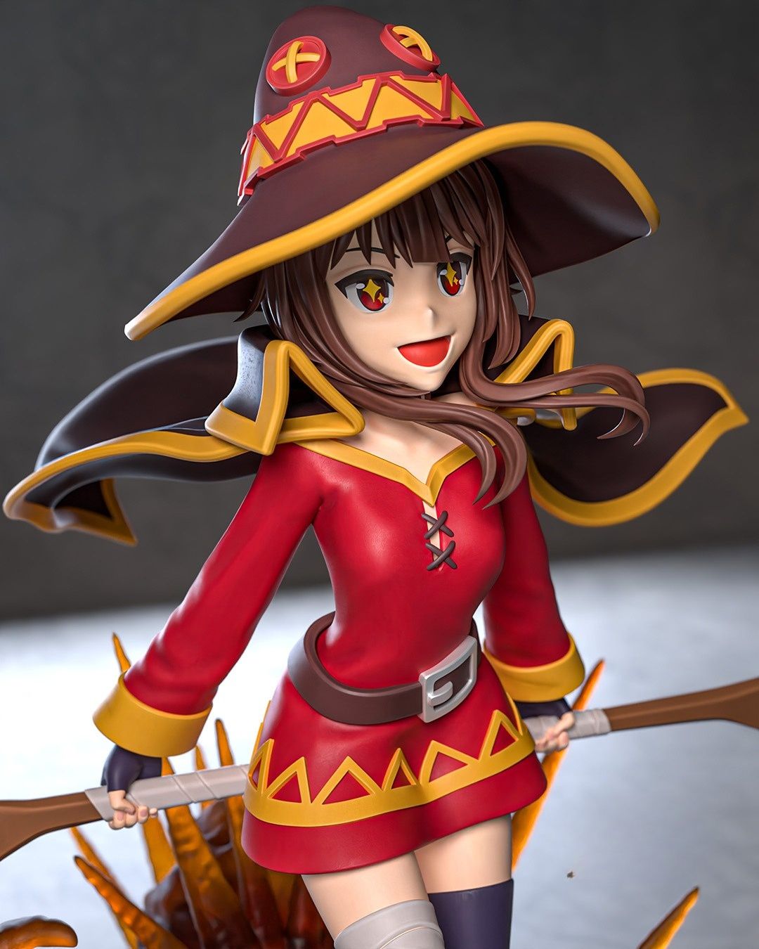 4166 Megumin NSFW - Kono Subarashii Sekai ni Shukufuku wo! - STL 3D Print Files