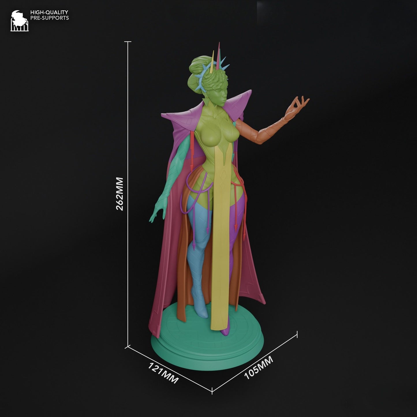4104 Mel Medarda Arcane - League of Legends - STL 3D Print Files
