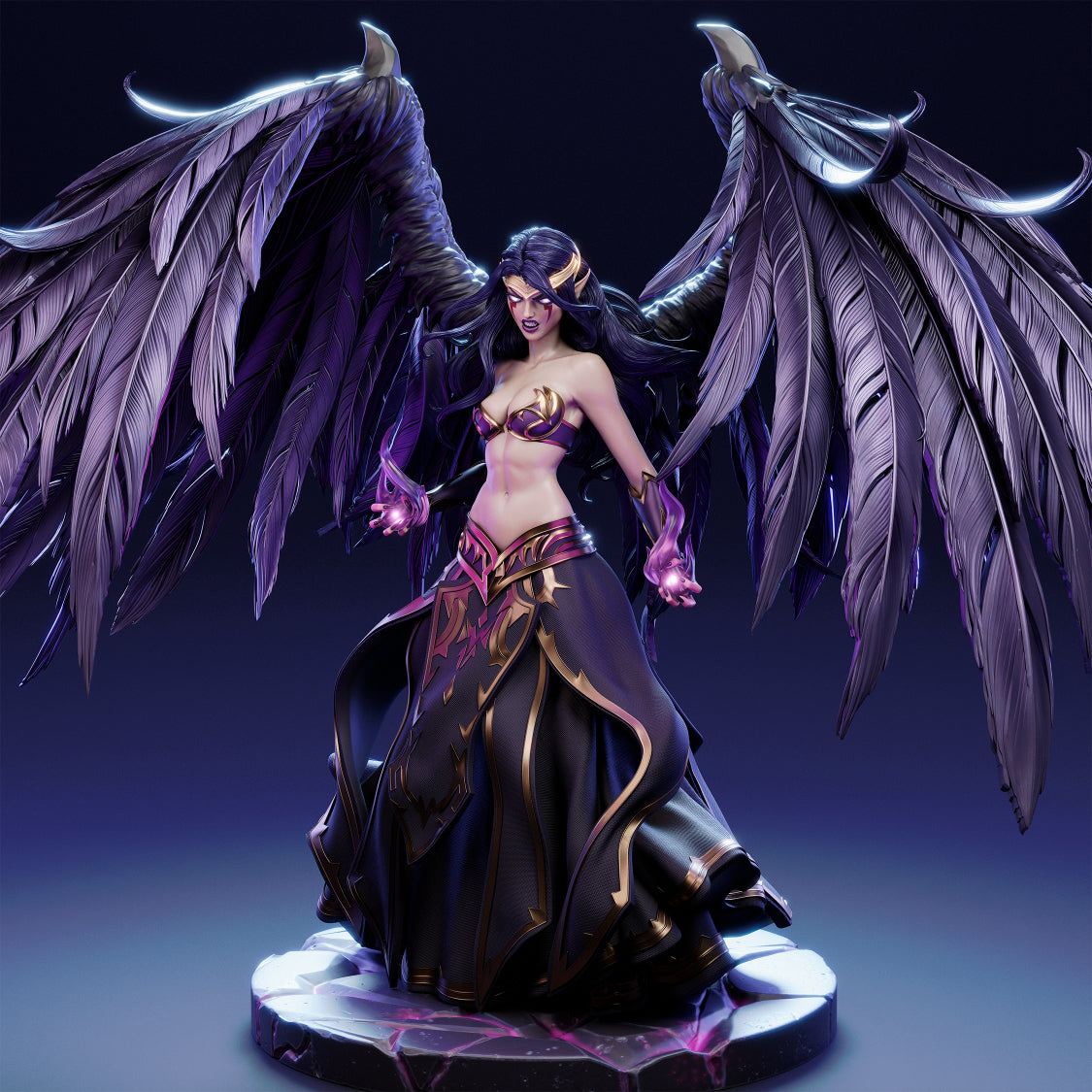 3598 Morgana - League of Legends - STL 3D Print Files