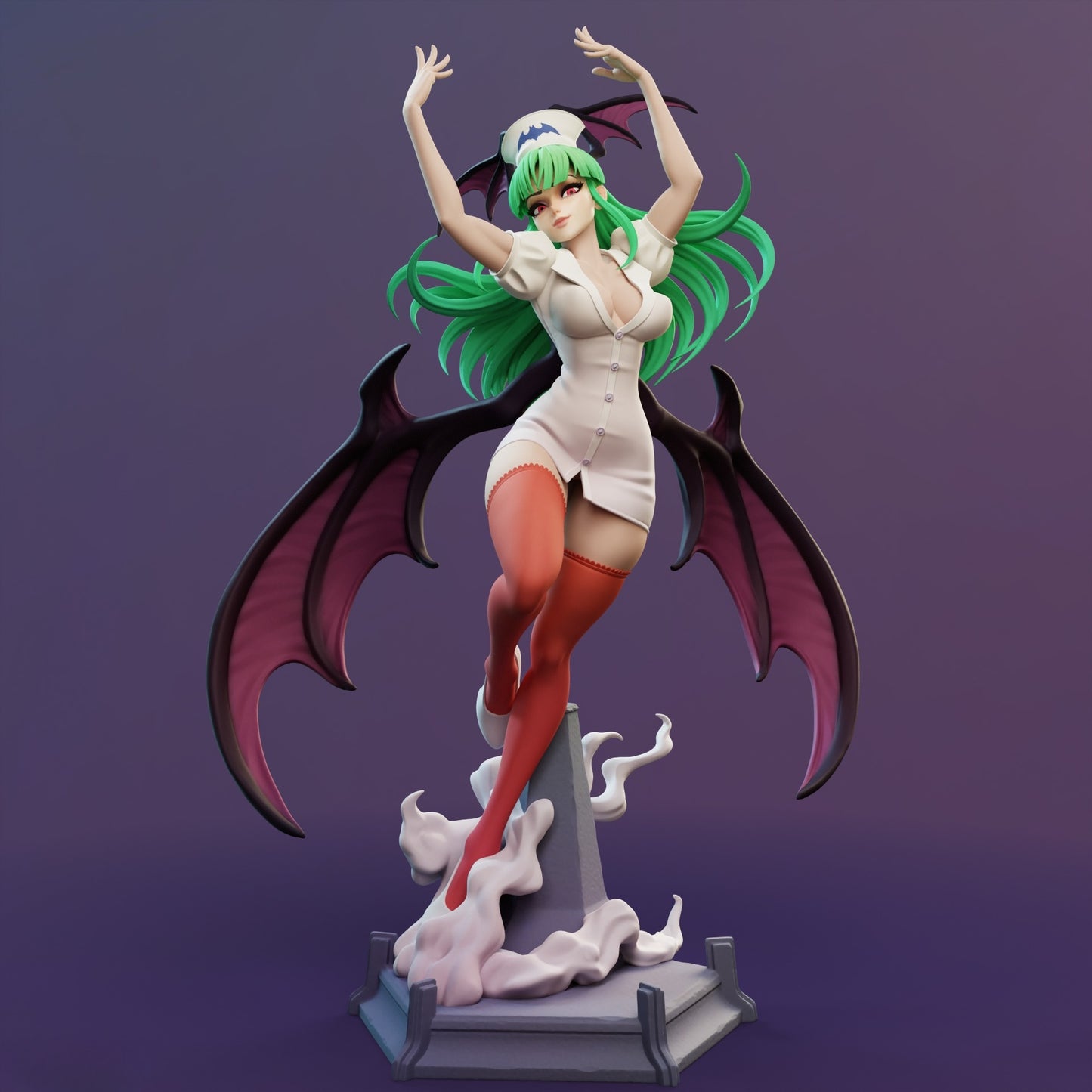 4180 Morrigan Aensland NSFW - Darkstalkers - STL 3D Print Files