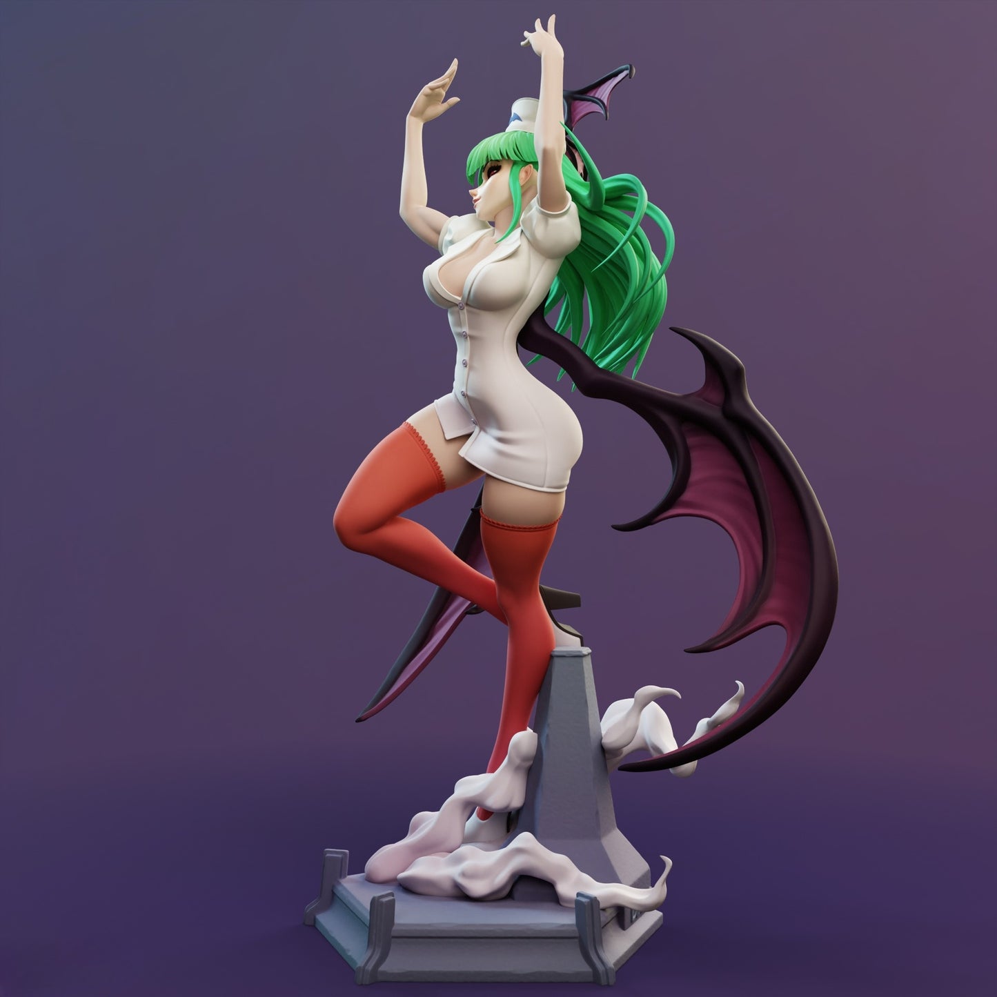 4180 Morrigan Aensland NSFW - Darkstalkers - STL 3D Print Files