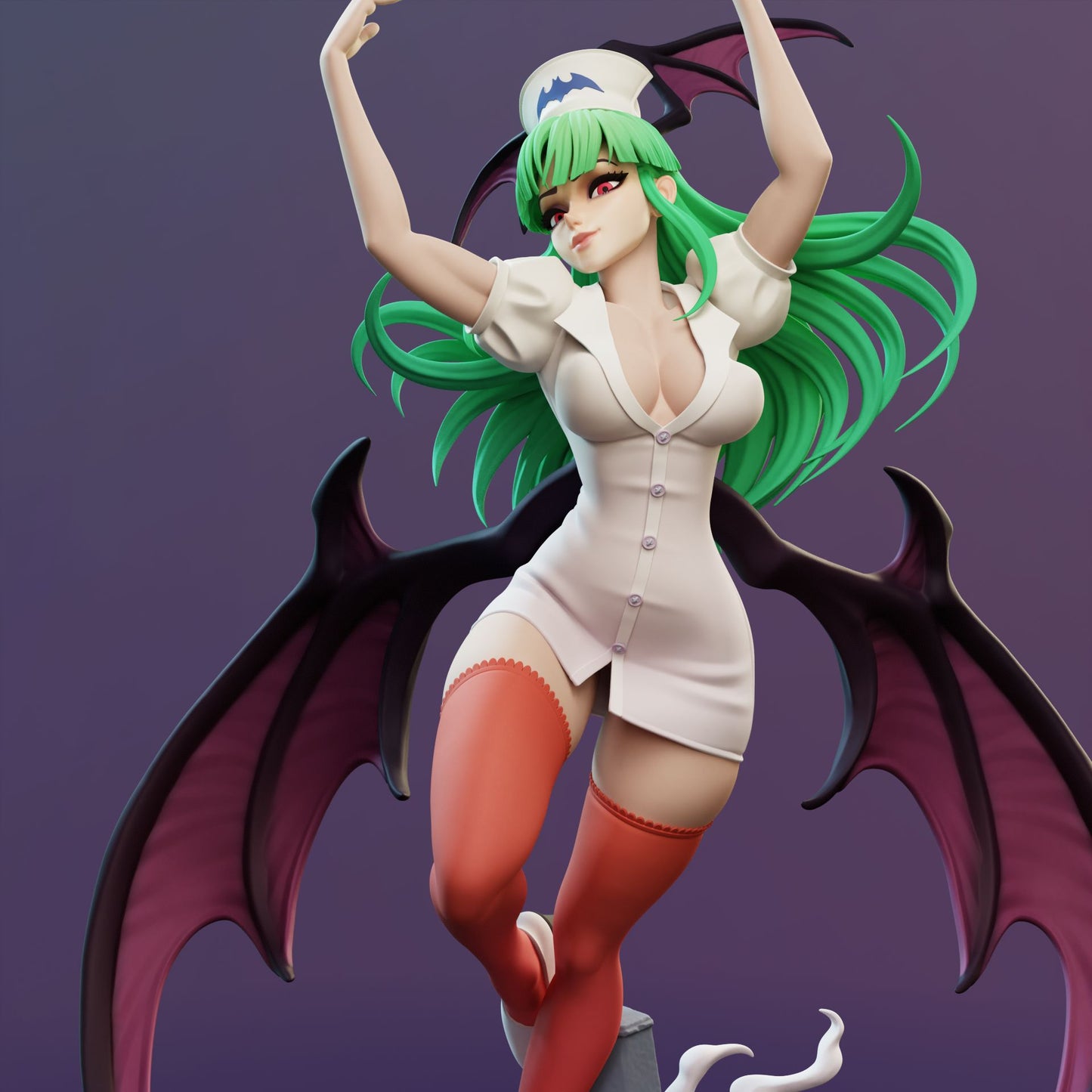 4180 Morrigan Aensland NSFW - Darkstalkers - STL 3D Print Files