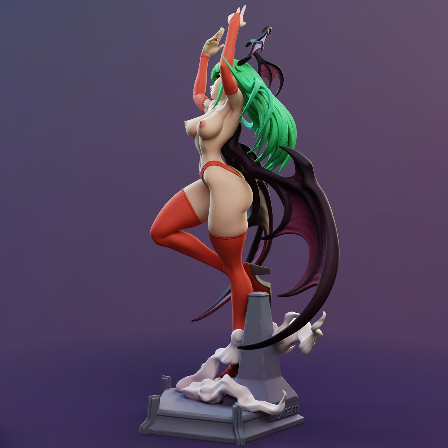 4180 Morrigan Aensland NSFW - Darkstalkers - STL 3D Print Files
