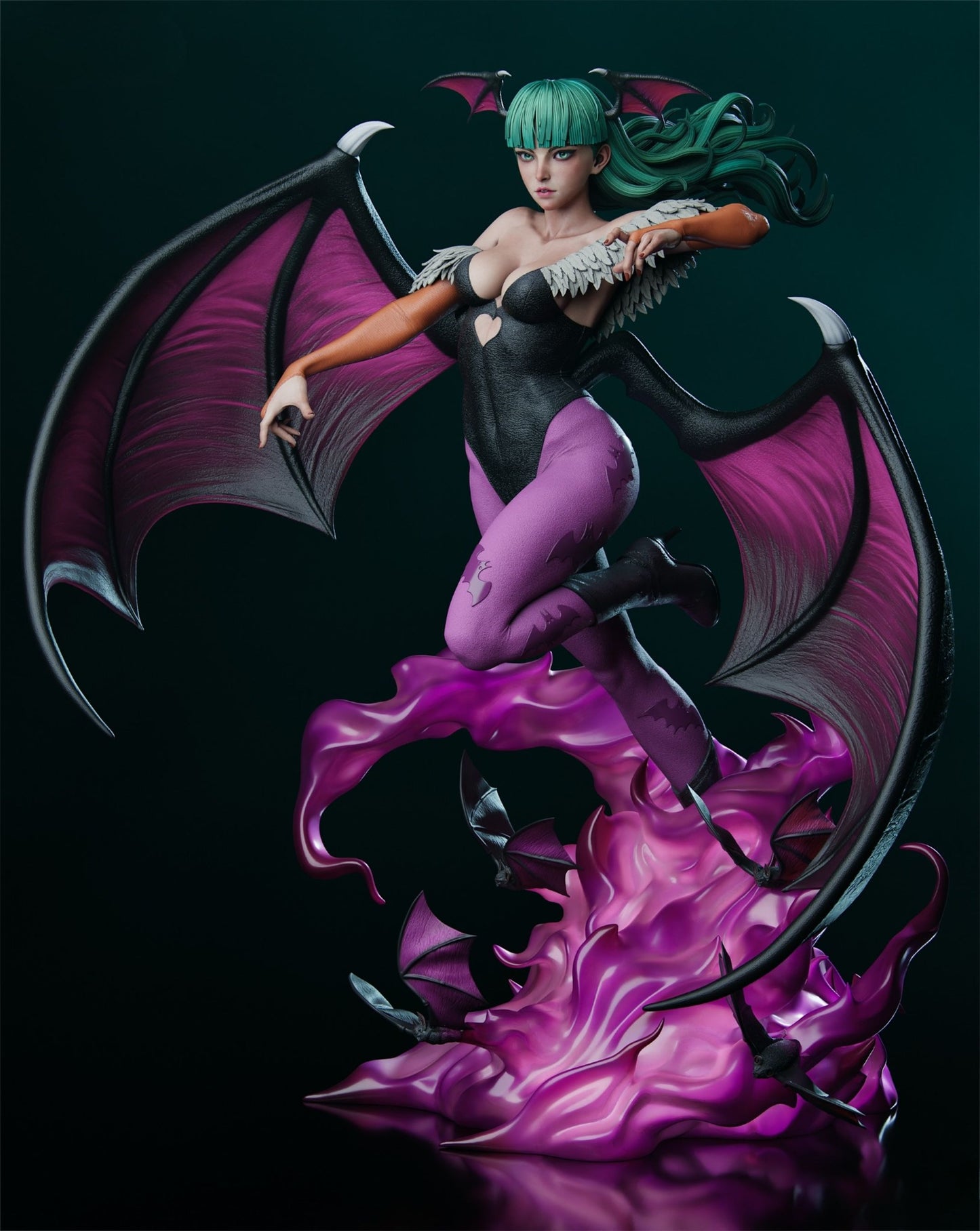 4207 Morrigan - Darkstalkers - STL 3D Print Files