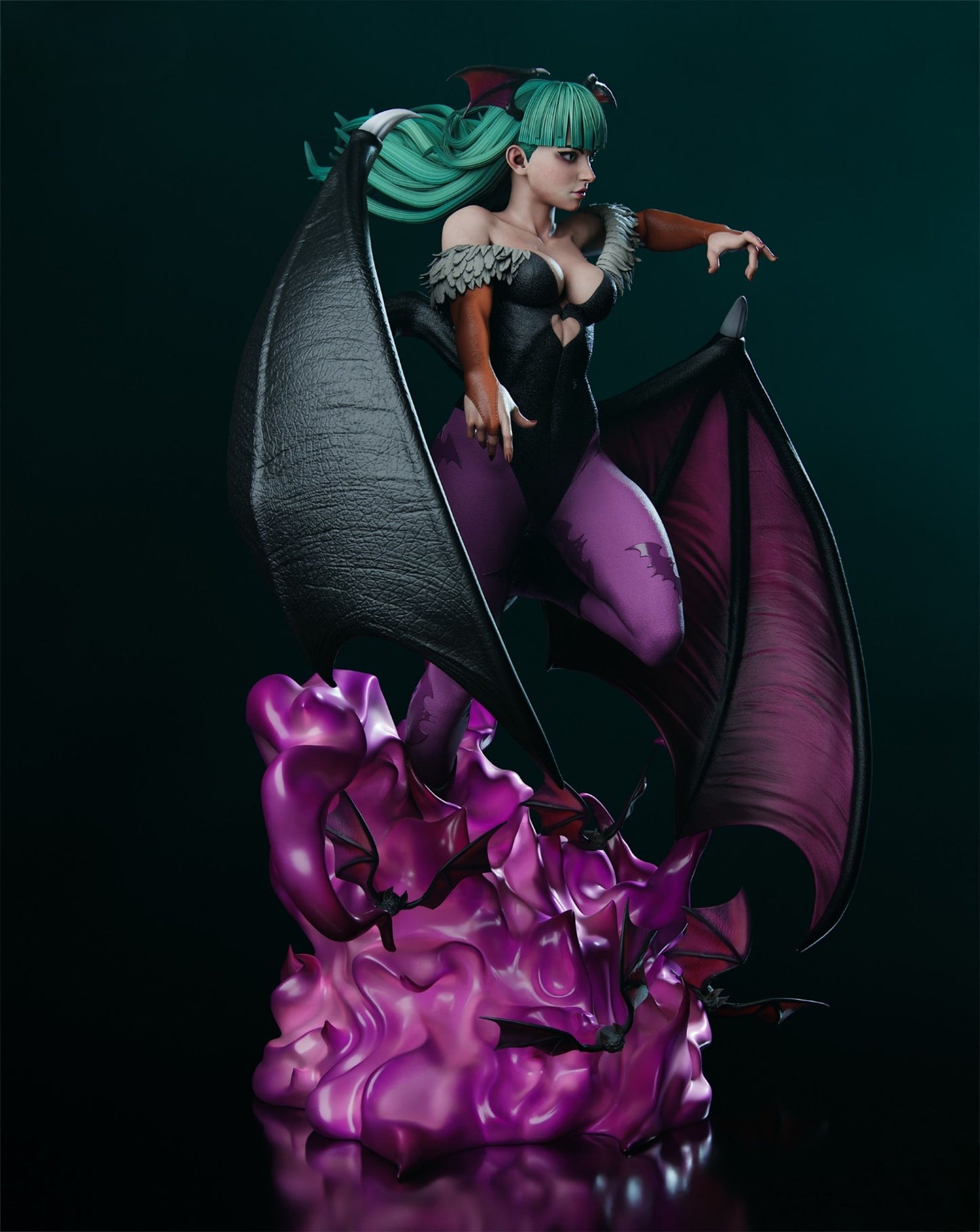 4207 Morrigan - Darkstalkers - STL 3D Print Files