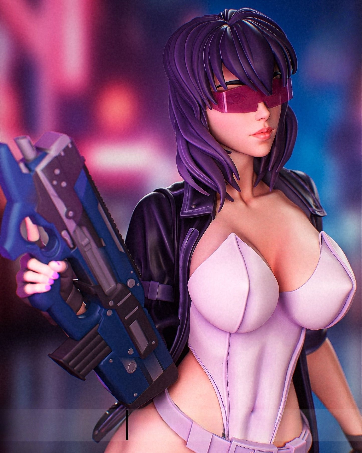 3838 Motoko Kusanagi NSFW - Ghost in the Shell - STL 3D Print Files