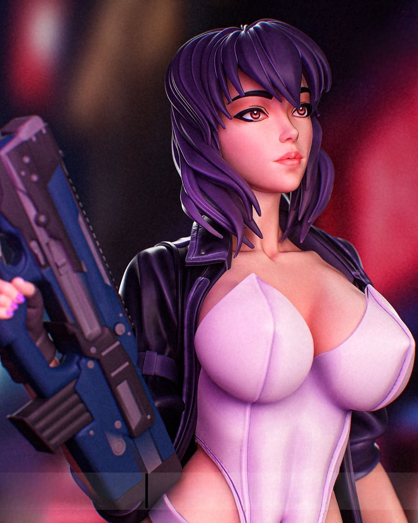 3838 Motoko Kusanagi NSFW - Ghost in the Shell - STL 3D Print Files