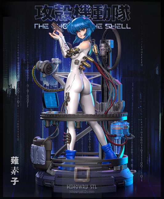 5454 Motoko Kusanagi - Ghost in the Shell - STL 3D Print Files
