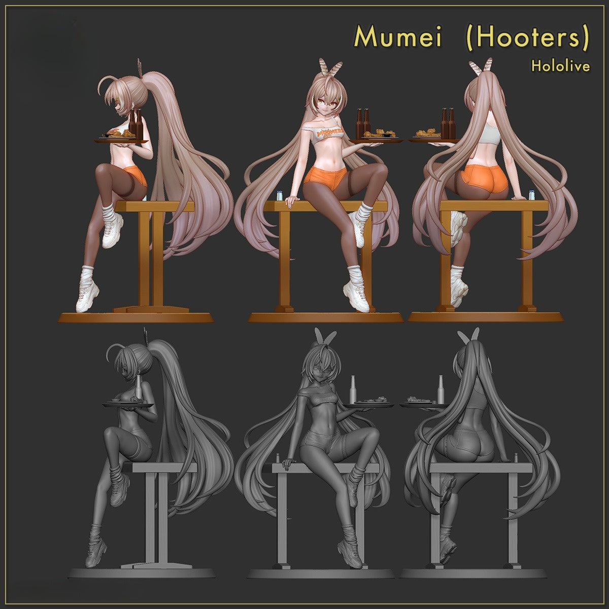 3746 Nanashi Mumei - Hololive - STL 3D Print Files