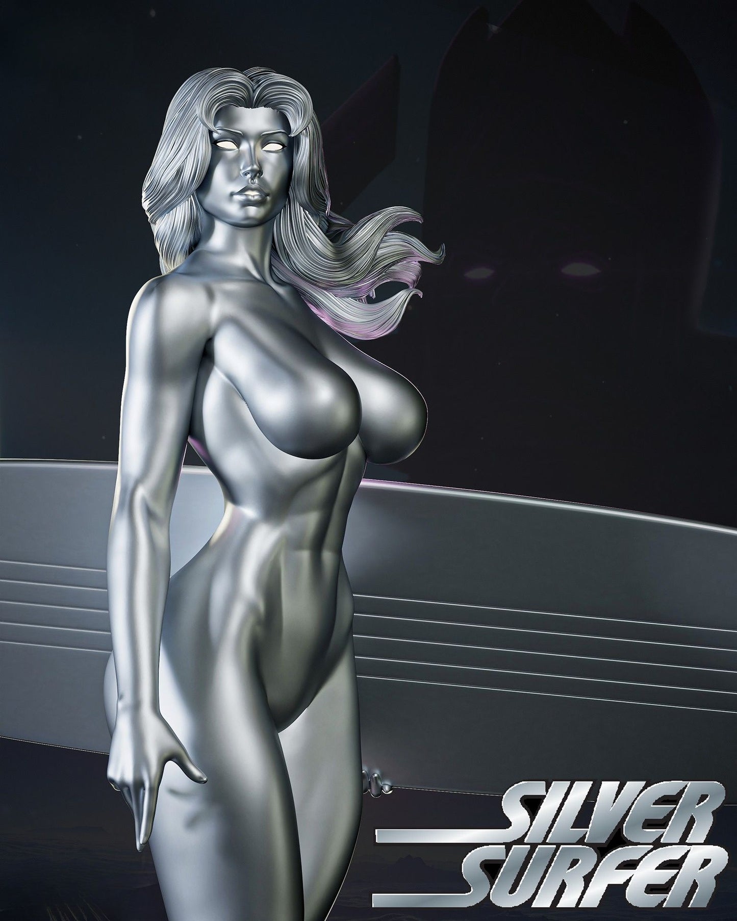 4133 SHALLA-BAL NSFW - SILVER SURFER - STL 3d Print Files