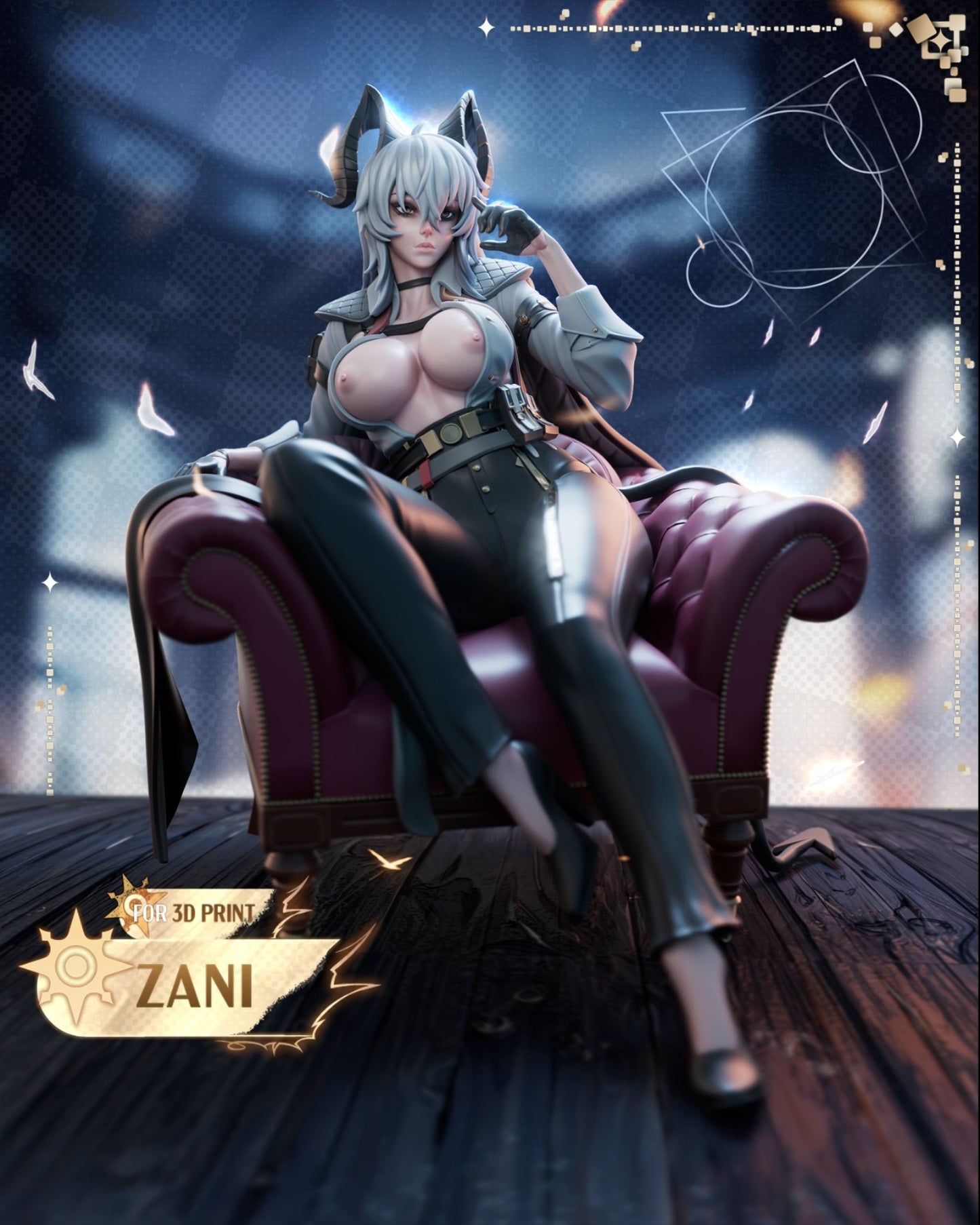 3880 Zani NSFW - Wuthering Waves - STL 3D Print Files