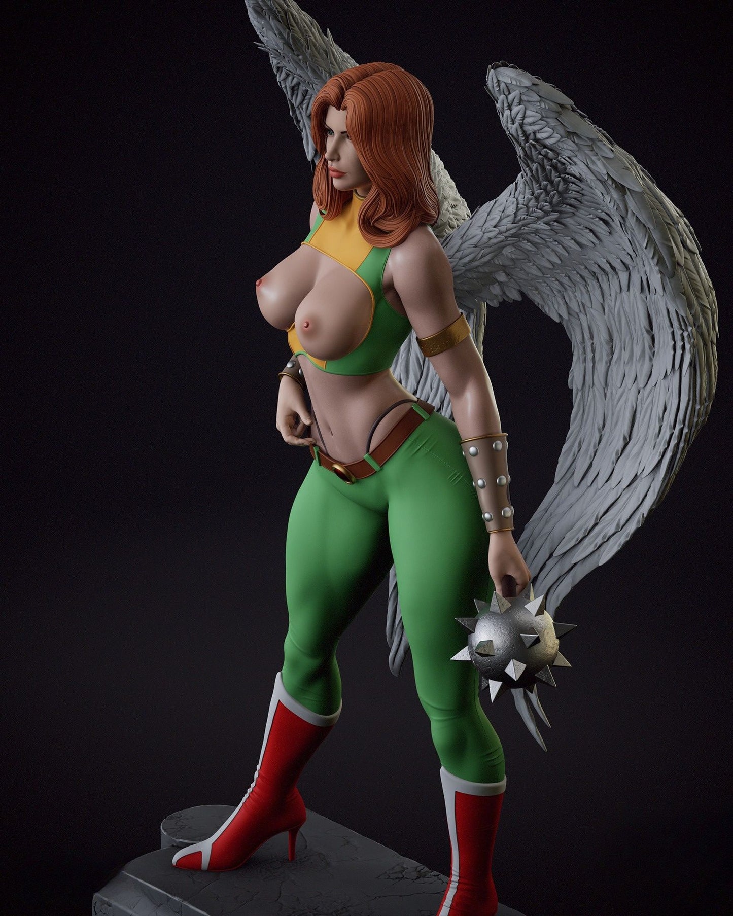 3862 Hawkgirl NSFW - DC Comics - STL 3D Print Files